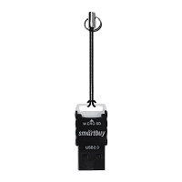 Картридер Smartbuy 707 USB2.0 microSD черный (1/20)