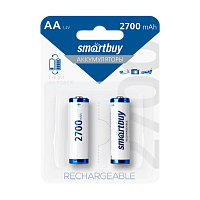 Аккумулятор бытовой Smartbuy HR6 AA BL2 NI-MH 2700mAh (2/24/240)