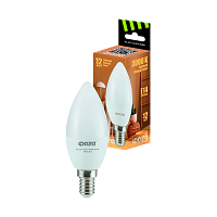 Лампа светодиодная Фаzа C37 E14 12W 3000К 220-240V свеча (1/10/100)