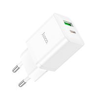Сетевое З/У HOCO N28 1USB/Type-C 3.0A 20W PD,QC белый