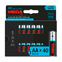 Батарейка Promega LR6 AA BL40 Alkaline 1.5V (40/240/720/25920)