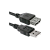Кабель Defender USB02-06 USB (m)-USB (f) 1.8м силикон ver.1.4 черный (1/25/250)