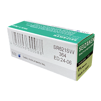 Батарейка SEIZAIKEN 364 (SR621SW) Silver Oxide 1.55V (1/10/100/1000)