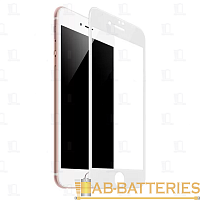 Защитное стекло HOCO A8 для Apple iPhone 7/8 3D 0.33мм глянцевое на весь экран белый (1/24/144)  | Ab-Batteries | Элементы питания и аксессуары для сотовых оптом