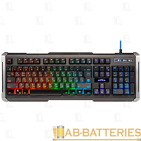 Клавиатура проводная Defender GK-280DL Chimera игровая USB 1.5м черный (1/20)