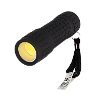 Фонарь универсальный Ultraflash LED16011 3W COB от батареек IP44 черный (1/6/96)