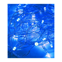 Гирлянда Космос 50LED 6.5м лампочки нить 8 режимов синий (1/100)