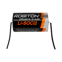 Батарейка ROBITON ER34615-AX D с аксиальными выводами PH1 (1/9/45)