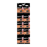 Батарейка Duracell SIMPLY LR03 AAA BL20 (2*10) Alkaline 1.5V отрывные (20/240/33600)