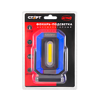 Фонарь Старт LAE 502-C1 7WCOBLED от аккумулятора IPX3 черный (1/15/60)