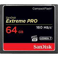 Карта памяти CF SanDisk Extreme Pro 64GB 1067x 160 МБ/сек UDMA 7