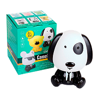 Светильник настольный Camelion KD-895 3W 230V на основании черный белый (1/12)