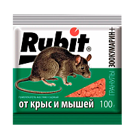 Гранулы Рубит Зоокумарин+ сыр 100 гр (1/50)