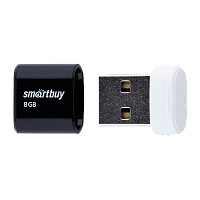 Флеш-накопитель Smartbuy Lara 8GB USB2.0 пластик черный 