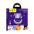 Кабель HOCO X21 Plus USB (m)-Lightning (m) 1.0м 2.4A силикон черный белый (1/28/168)