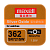 Батарейка Maxell 361/362 BL1 Silver Oxide 1.55V 0%Hg (1/10/100)