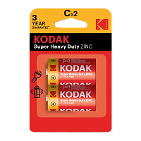 Батарейка Kodak Extra R14 C BL2 Heavy Duty 1.5V (2/20/200/7200)