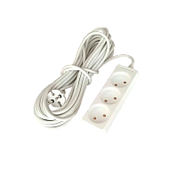 Удлинитель Прогресс Standard 3р.Б/З 10A 7.0м 2x1мм² белый (1/20)