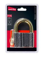 Замок Smartbuy навесной 61х46мм 3 ключа (1/72)