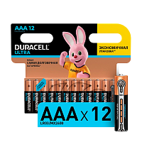 Батарейка Duracell ULTRA POWER LR03 AAA BL12 Alkaline 1.5V (12/144/48960)