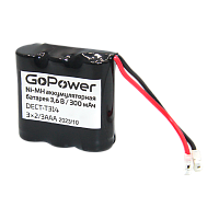 Аккумулятор для радиотелефонов GoPower T314 PC1 NI-MH 300mAh (1/15/300) 