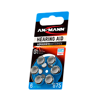 Батарейка ANSMANN Zinc-Air  675 UK BL6