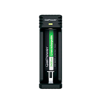 З/У для аккумуляторов GoPower ЛиЧарджер/LiCharger 2 Ni-MH/Ni-Cd/Li-ion/IMR 1 слот (1/100)