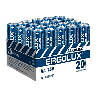Батарейка Ergolux LR6 AA BOX20 ПРОМО Alkaline 1.5V