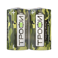 Батарейка Трофи Classic R14 C Shrink 2 Heavy Duty 1.5V (2/12/600/9600)