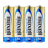 Батарейка Maxell LR6 AA Shrink 4 Alkaline 1.5V (4/40/800)