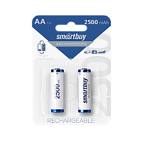 Аккумулятор бытовой Smartbuy HR6 AA BL2 NI-MH 2500mAh (2/24/240)