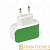 Сетевое З/У Smartbuy Color Charge Combo 1USB 2.0A с кабелем microUSB зеленый (1/100)