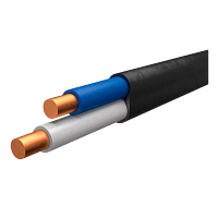 Кабель электрический МарПосад ВВГ Пнг 2 х 2.5 кв.мм НЕ ГОСТ черный бухта 100м (цена за 1м.)