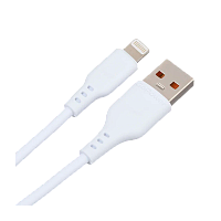 Кабель GoPower GP01L USB (m)-Lightning (m) 1м 2.4A ПВХ белый (1/200/800)