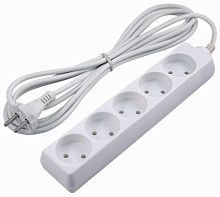 Удлинитель ЭРА U 5р.Б/З 10A 3.0м белый