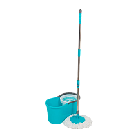 Швабра для пола Рыжий кот MopM-18 «Торнадо» 110см телескопическая с ведром и насадкой