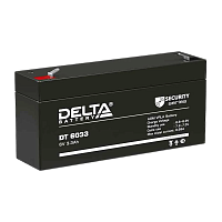 Аккумулятор свинцово-кислотный Delta DT 6033 (125) 6V 3.3Ah (1/20)