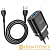 Сетевое З/У HOCO N1 1USB 2.4A с кабелем microUSB черный (1/12/120)