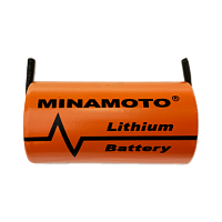 Батарейка Minamoto 26500 SH1 Li-SOCl2 3.7V с выводами (C, tags) 