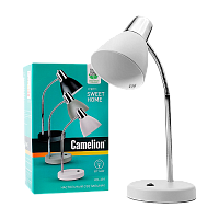 Светильник настольный Camelion KD-359 40W 230V E27 на основании 1.6м белый (1/12)