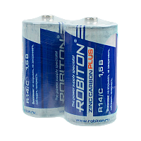 Батарейка ROBITON PLUS R-R14-SR2 R14 SR2, в упак 24 шт (24/288)