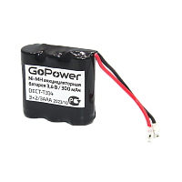 Аккумулятор для радиотелефонов GoPower T314 PC1 NI-MH 300mAh (1/15/300)