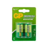 Батарейка GP GreenCell R14 C BL2 Heavy Duty 1.5V (2/20/240)
