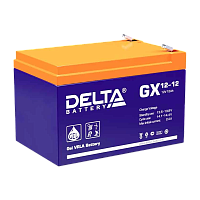 Аккумулятор свинцово-кислотный Delta GX 12-12 12V 12Ah (1/4) 