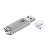 Флеш-накопитель Smartbuy V-Cut 16GB USB2.0 пластик серебряный