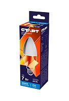 Лампа светодиодная Старт B35 E14 7W 6500К 220V свеча WS матовая (1/10/100)