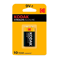Батарейка Kodak XTRALIFE Крона 6LR61 BL1 Alkaline 9V (1/10/200) 