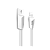 Кабель HOCO X4 USB (m)-Lightning (m) 1.2м 2.4A силикон белый (1/32/320)