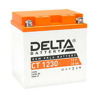 #Аккумулятор для мототехники Delta CT 1230 12V 30Ah (1/2)