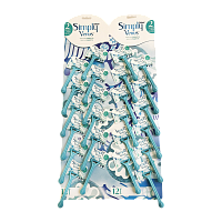 Бритва одноразовая Gillette "VENUS Simply 2 (Satin Care)" 2 лезвия SH24 12шт. на карте (24/288) 
